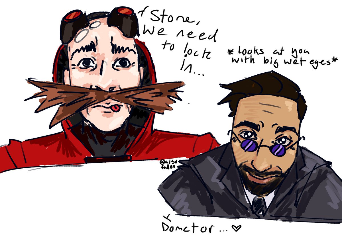 alsofallen's tweet image. Lock in doctor 😡

#stobotnik #ivorobotnik #AgentStone #robotnik #SonicTheHedgehog