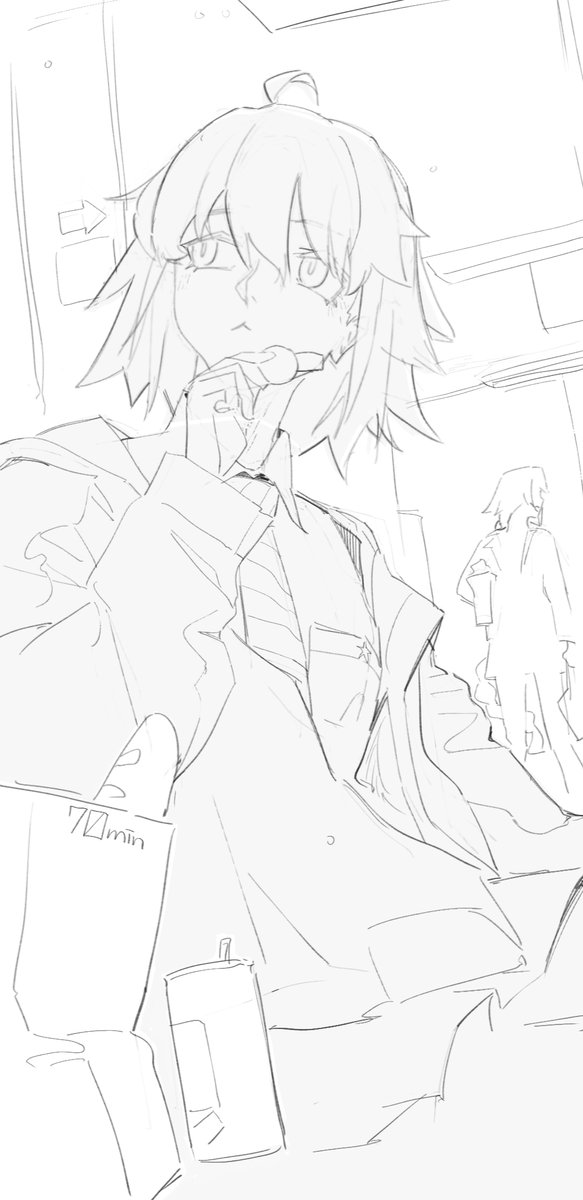 Mayoi8943's tweet image. Day 4~5
feat. Okita Souji, Ibaraki-Douji, Jeanne d'Arc (Alter)
30 days #FGO sketch challenge