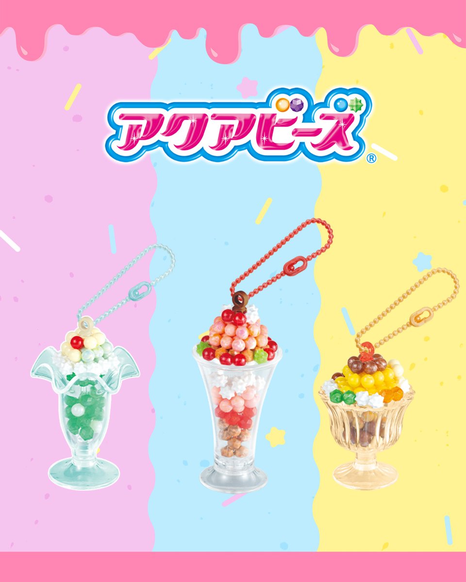バブルアクアキャンディパフェ あなたはどの #デザート がお気に入り？😋／ #メロンクリームソーダ