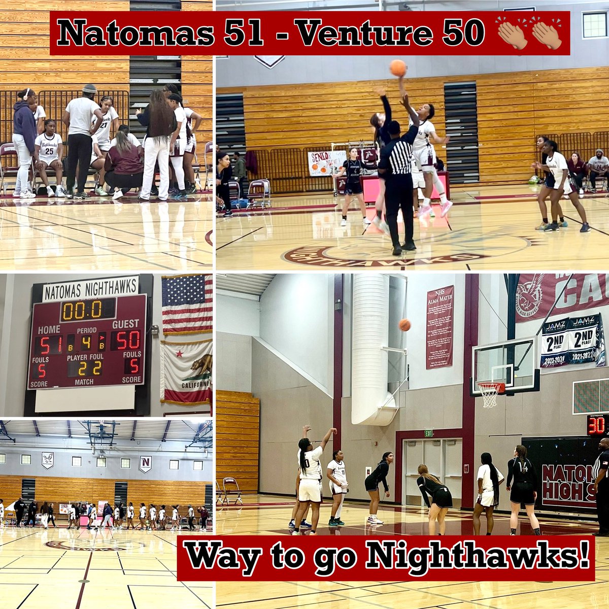 Way to go Nighthawks!! 👏🏽👏🏽 Outbracket D4 Playoff Win! Will head to #1 Liberty Ranch tomorrow … Proud of team &amp; coaches!