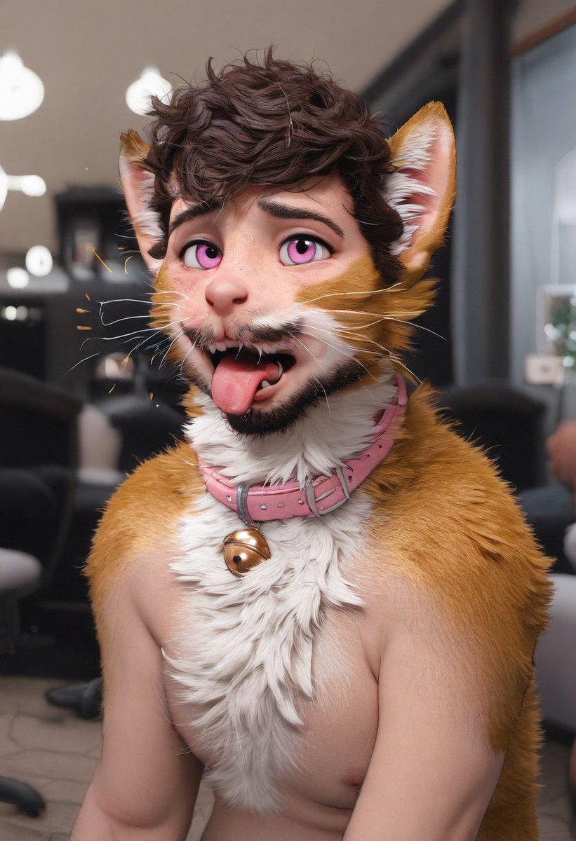 TF art giveaway using NovelAI!

Respond to this post with:
- Initial human character (gender, clothing, etc.)
- Post-TF description (species, gender, etc.)
- Scenario (background details, items, etc.)
- Pose
- Art style

(additional info below)
#transfur #tftuesday #tfeveryday