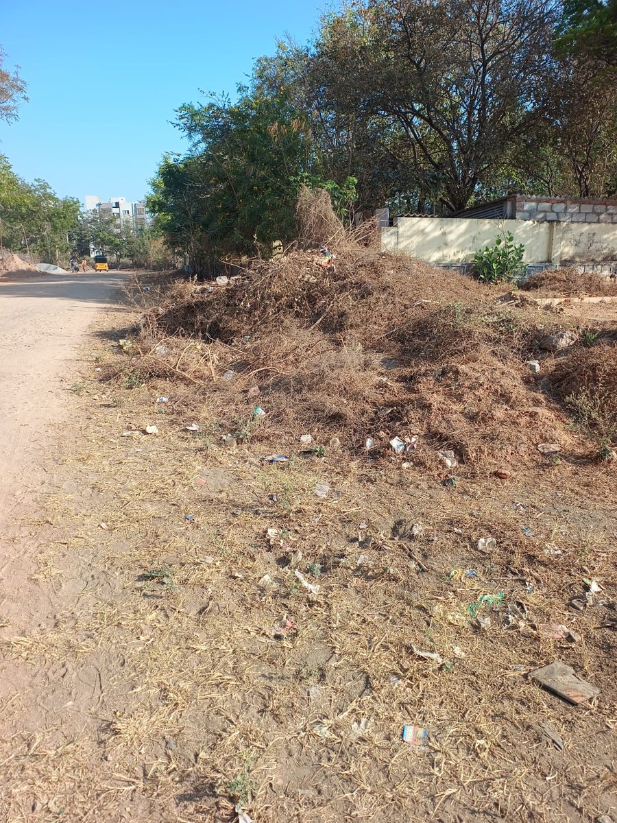<a href="/GHMCOnline/">GHMC</a> , please clear this garbage nearby Oxygen park and play ground in Nallagandla HUDA layout. 
<a href="/ZC_SLP/">ZC SERILINGAMPALLY ZONE GHMC</a> <a href="/dc_slp20/">DC Serilingampally GHMC</a> <a href="/gadwalvijayainc/">Vijayalaxmi Gadwal, GHMC MAYOR</a> <a href="/AMOH20SLPZONE/">AMOH 20 SLPZ</a> <a href="/GandhiArekapudi/">Gandhi Arekapudi</a> <a href="/CommissionrGHMC/">Commissioner GHMC</a>