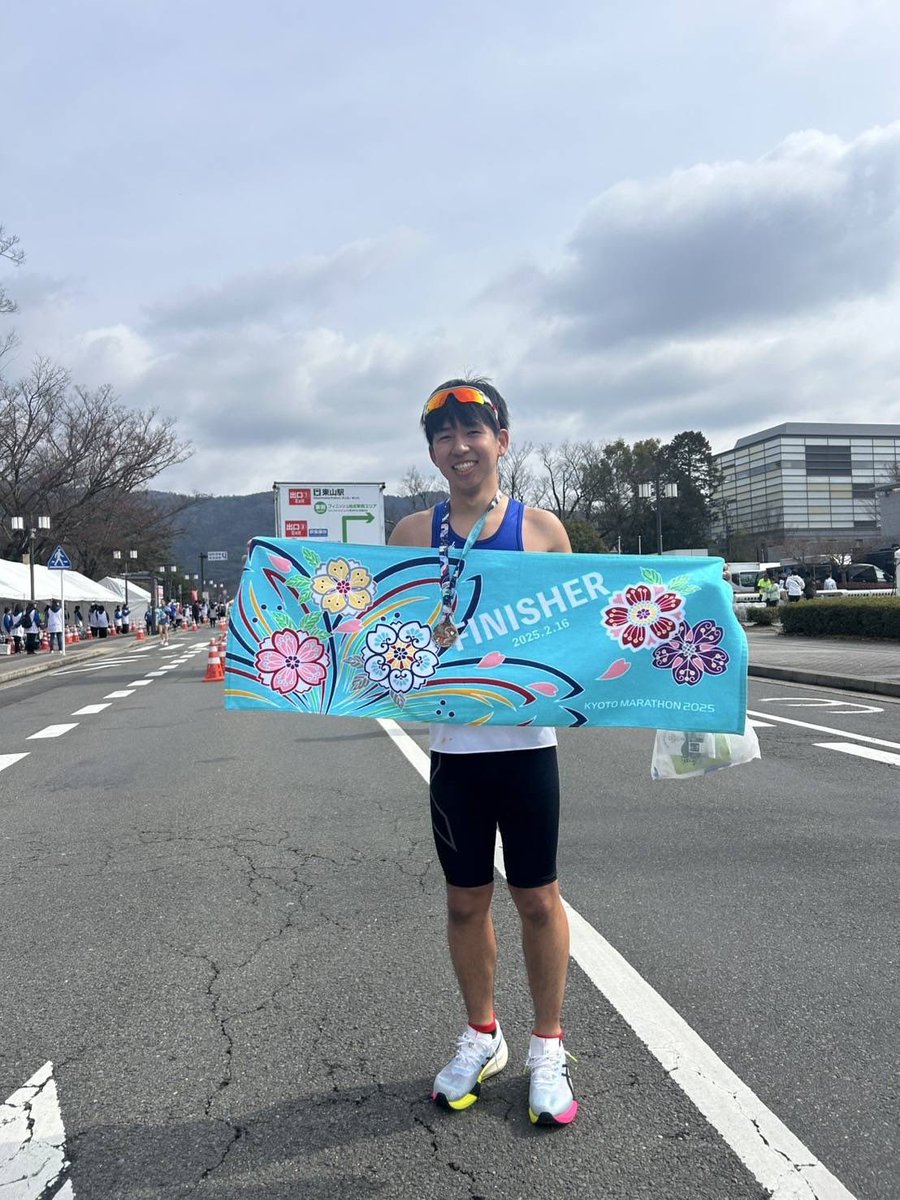 swiftrunner2005's tweet photo. 2025年2月16日　京都マラソン🍵

今年は一名の参加でした！
走りにくいコースの中でベスト出していて非常に驚きです🤯

渡月橋や五山の送り火、京都の街並みを堪能しながら走ってきました！サブ3 &amp; 歴代記録3位に並べて嬉しいです！
by524

来週の大阪マラソンも走る人です←
次はサブエガですね😉 https://t.co/Soq4ynSp95