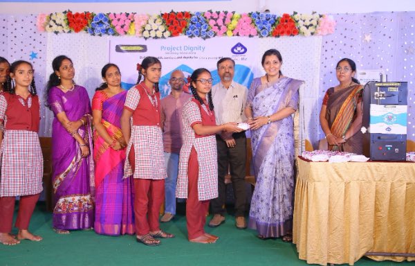 GIC_Re's tweet photo. GIC Re in collaboration with Learning Curve Foundation had inaugurated the CSR project Dignity a holistic program on hygiene, sanitary infrastructure, material and awareness at the Kasturba Gandhi Balika Vidyalaya (KGBV), Bhongir in Yadadri District, Telangana. #holisticprogram https://t.co/VCNBcxEbKf