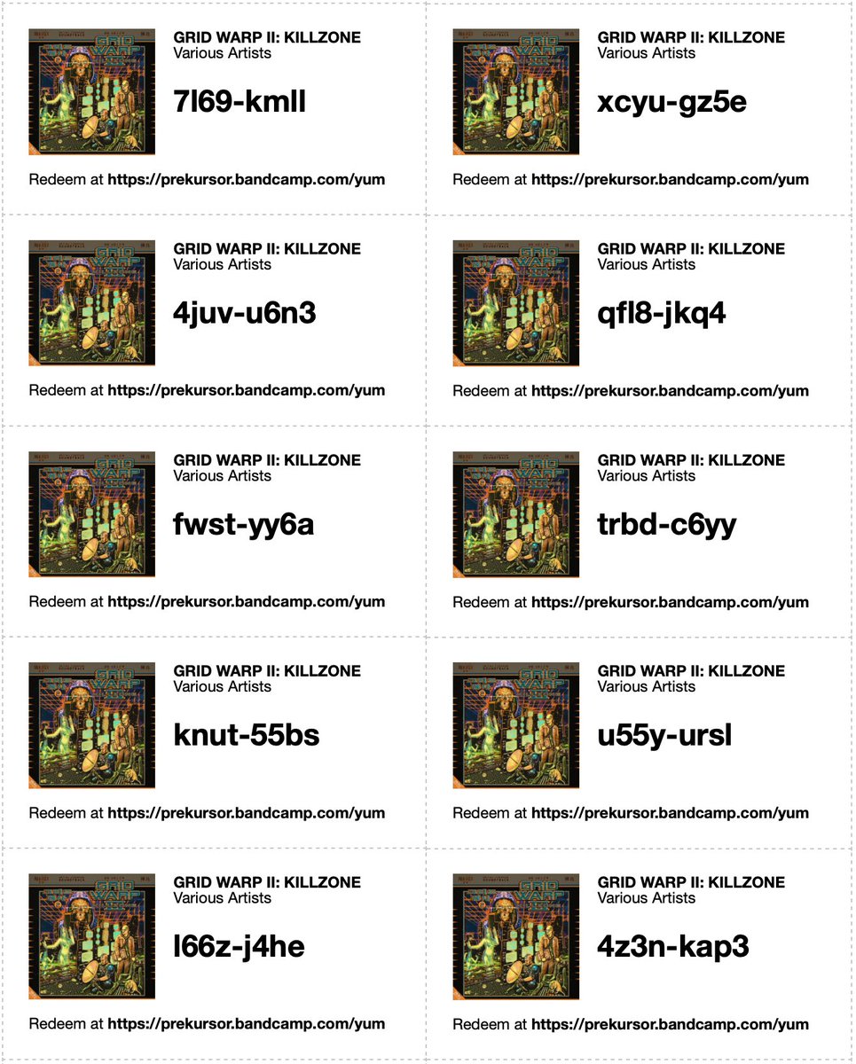 GRID WARP II: KILLZONE (1995)

bandcamp.com/yum