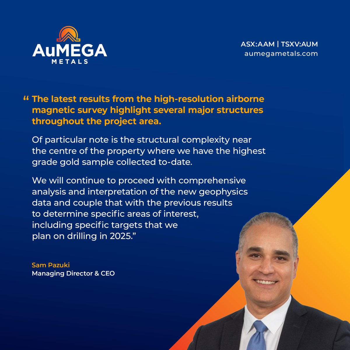 $AAM completed a high-resolution Airborne Magnetic geophysical survey over the Hermitage #Gold Antimony Project.

Results demonstrated significant geological complexity across the 27km strike length with several second-order and third-order faults.

loom.ly/VlgSVzI

#AUM