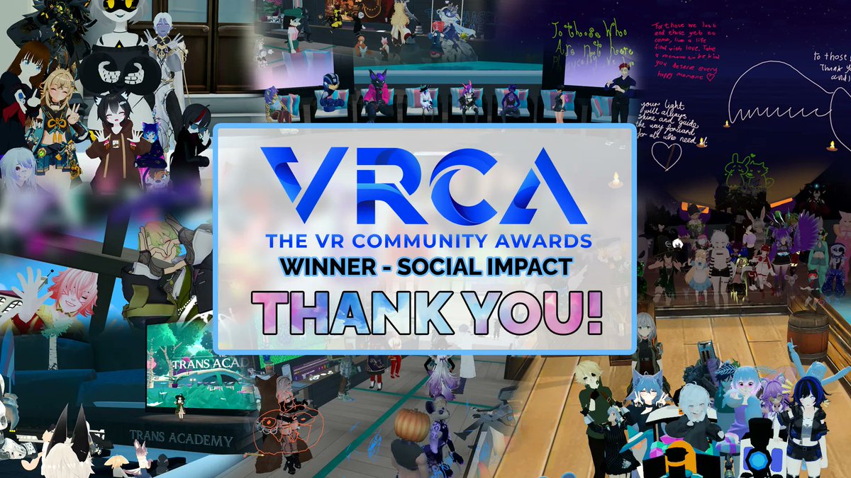 We’re honored to be the recipient of VRCA 2024’s Social Impact Award! Thank you for believing in our mission. We'll continue to provide a safe and welcoming space furnished with events, classes, &amp; more, and a last thank you to all the volunteers that make it happen! 🏳️‍⚧️✨
