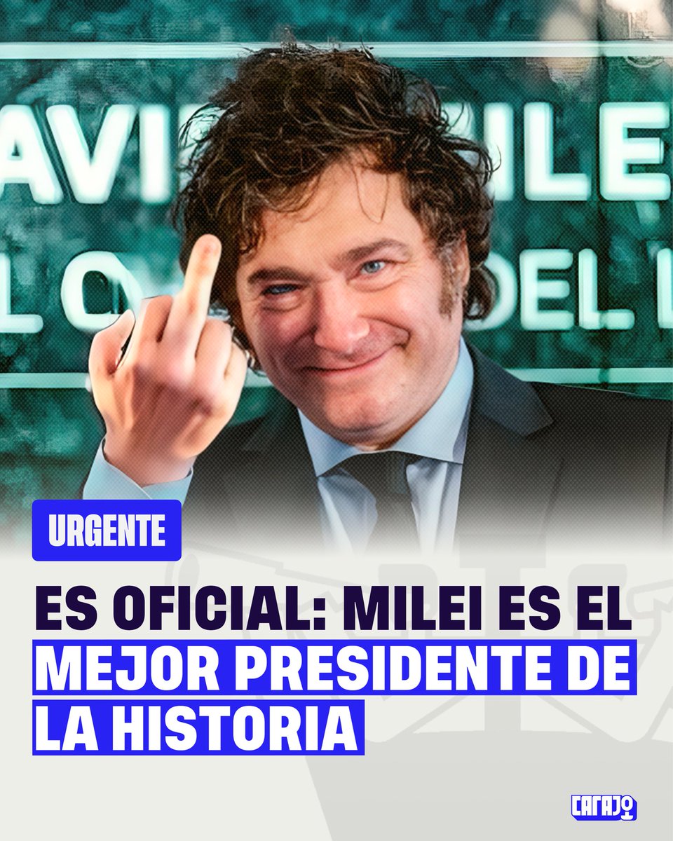 Carajo tweet media