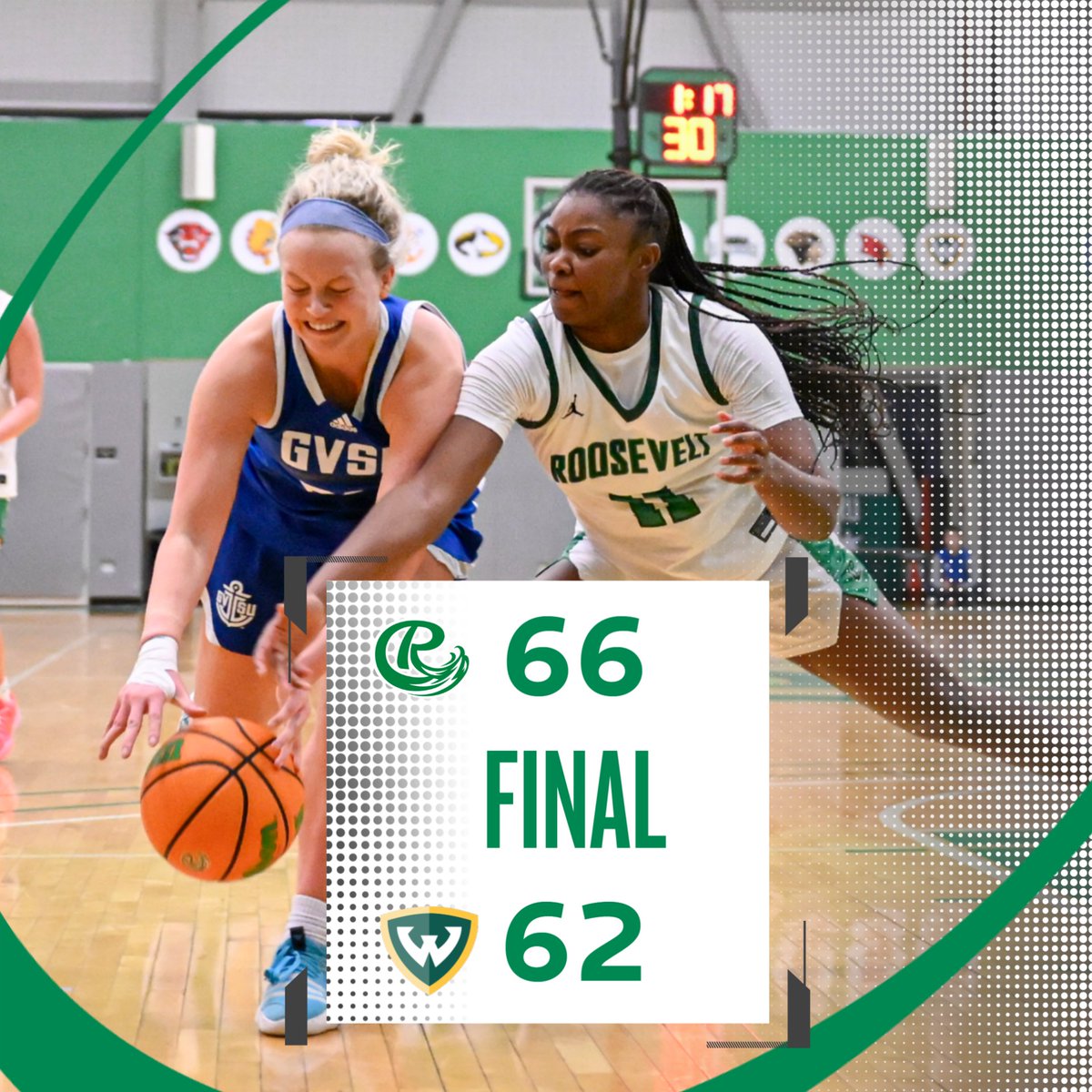 NUMBER 11 IN YOUR PROGRAM, BUT NUMBER 1 IN OUR HEARTS! Marie seals the game with a rebound and IT'S A LAKERS WIN! Marie finishes with 13 points, 9 steals and 7 rebounds. Luka had 15 and Kencia had 12 and 8. We'll take a breathe and be back Saturday against Michigan Tech. #RUALLIN