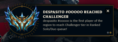 dexpairr's tweet photo. S15 1.Mevsim - GLOBAL FIRST CHALLENGER - TR RANK 1 🚀🚀🚀

#LeagueOfLegends #LoL #RiotGames #Gaming #Esports https://t.co/weyNnuuBYr