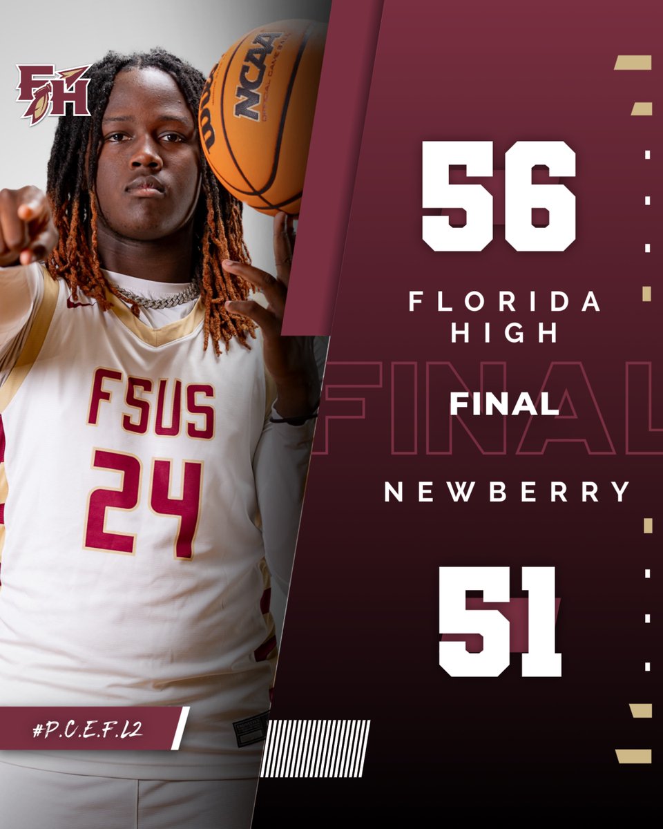 And that's the ballgame folks! FSUS advances the FHSAA Regional Final on Thursday... FSUS 56 - NEWBERRY 51