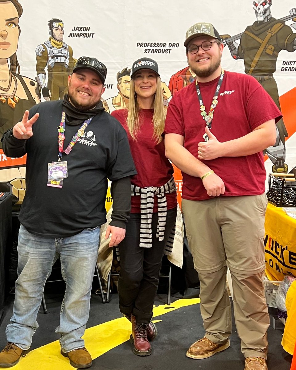 shockem_comics's tweet photo. 💥Missouri Comic Con Recap! 💥

We had an amazing time at Missouri Comic Con this past weekend! ⚡ It was incredible to have such a big show right in our hometown of Springfield, MO. The turnout was fantastic, and we had nonstop conversations with fellow comic lovers—so many, in fact, that we barely had time to snap photos like we usually do! What you see here is all we got! 😄 If we met you this weekend, thank you so much for stopping by our booth and showing your support! It means the world to us! 💛

Huge thanks to VXV Events for putting on such a well-run con, and to the friendly staff and volunteers who even helped us with load-in! We’re already hoping to return next year! 🥳

#missouricomiccon #comiccon #shockemcomics #comicbooks #indiecomics #comiccommunity