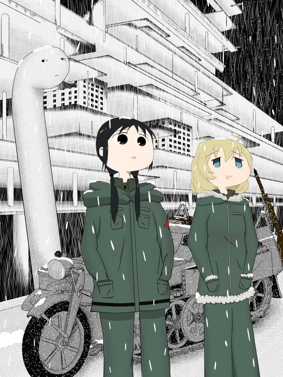 ❗️

#GirlsLastTour #lineart #manga #anime #Tsukumizu