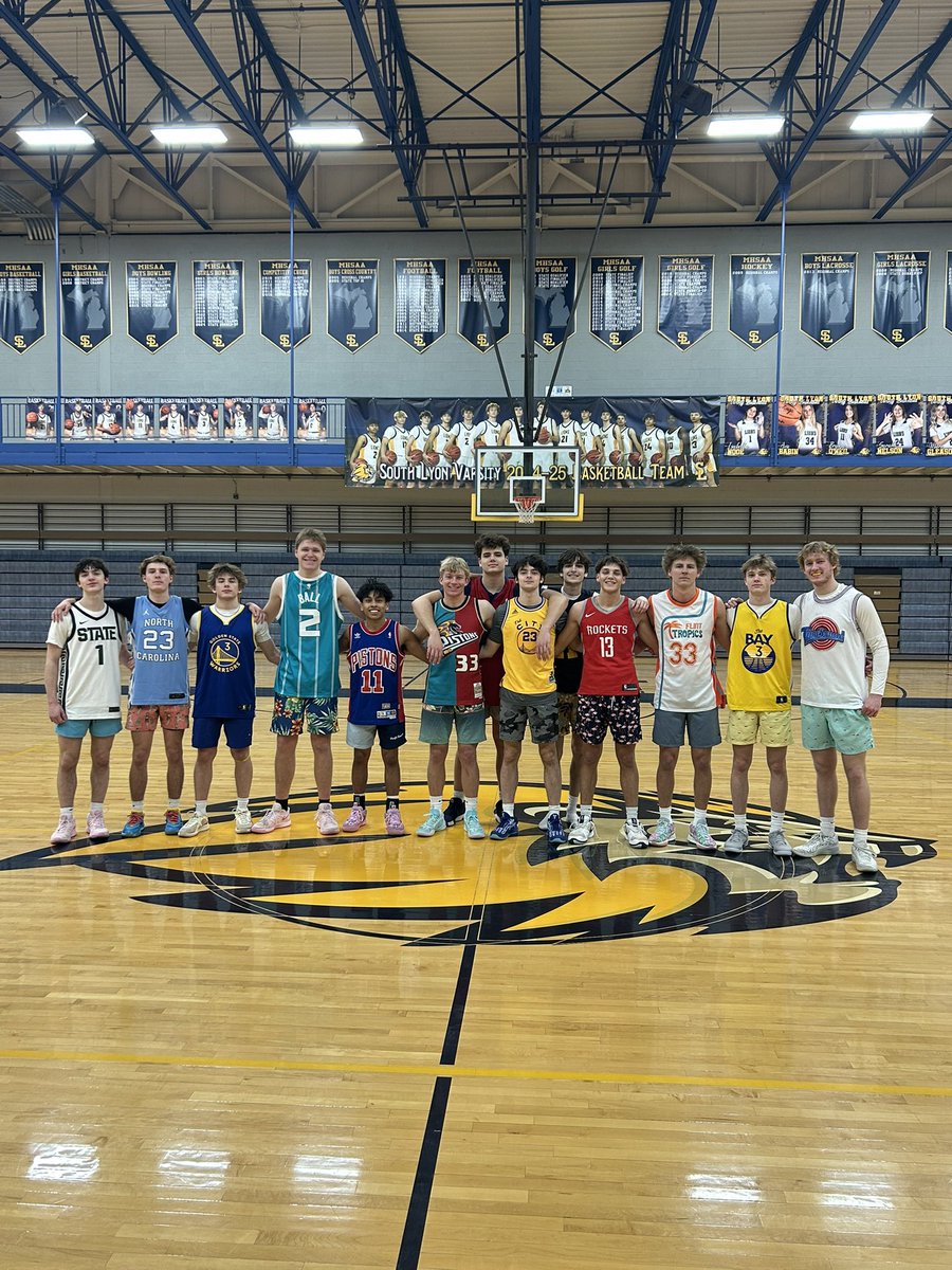 Had a seniors/captains designed practice to kick off the week in preparation for Thursday. All wore jerseys to top it off! #LionHoops #Culture