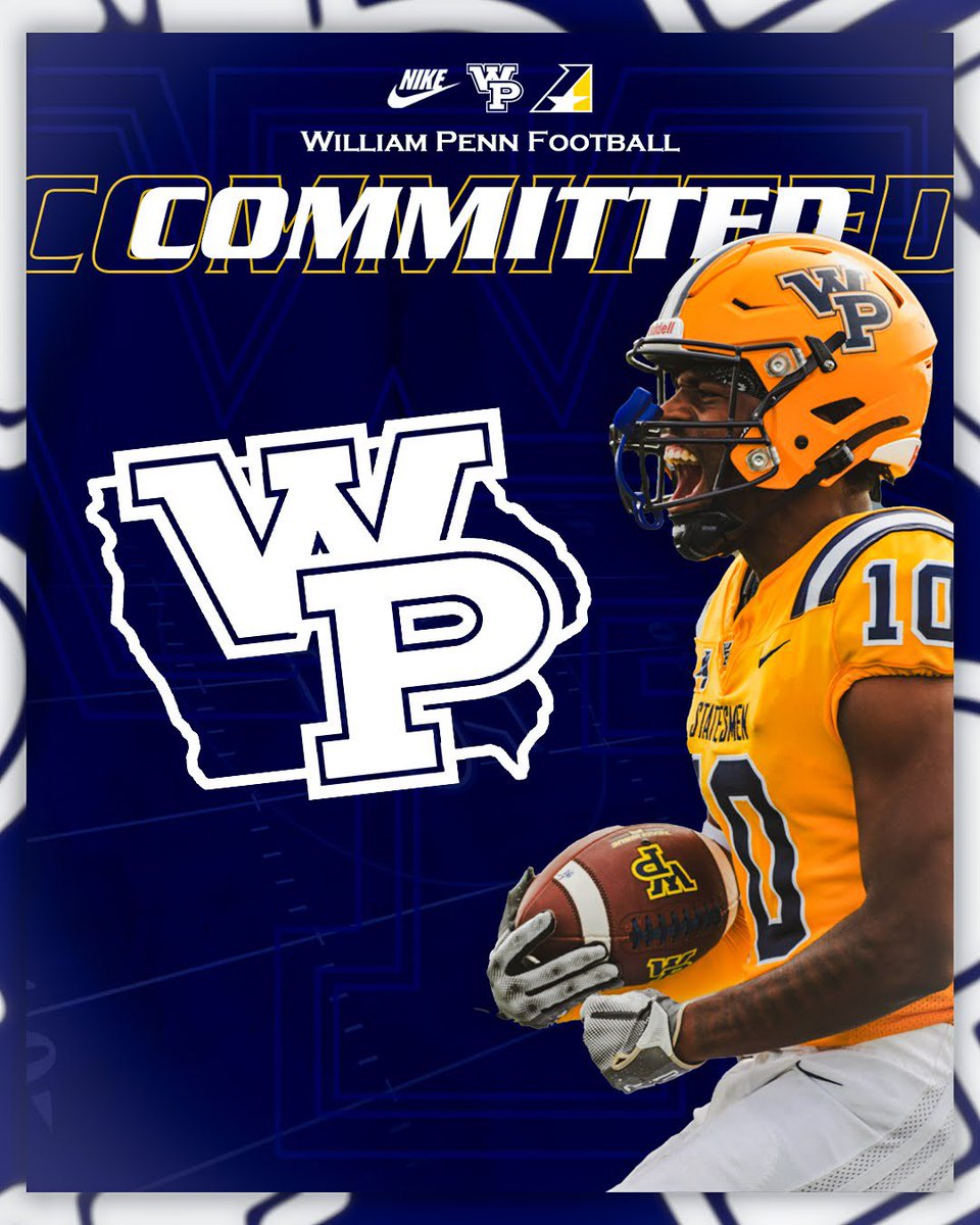 Javonn Baptiste (@javonnbaptiste7) on Twitter photo I am extremely blessed to announce that I have committed to William Penn University💯! Thank you everyone who has been apart of this journey with me❤️! <a href="/mannypopo/">Manny Pulido</a> <a href="/MulberryFB/">Mulberry Football</a> <a href="/CoachNikkoWPU/">Nikko Robinson, MSM</a> <a href="/WilliamPennASA/">WPU ASA</a> I am extremely blessed to announce that I have committed to William Penn University💯! Thank you everyone who has been apart of this journey with me❤️! <a href="/mannypopo/">Manny Pulido</a> <a href="/MulberryFB/">Mulberry Football</a> <a href="/CoachNikkoWPU/">Nikko Robinson, MSM</a> <a href="/WilliamPennASA/">WPU ASA</a>