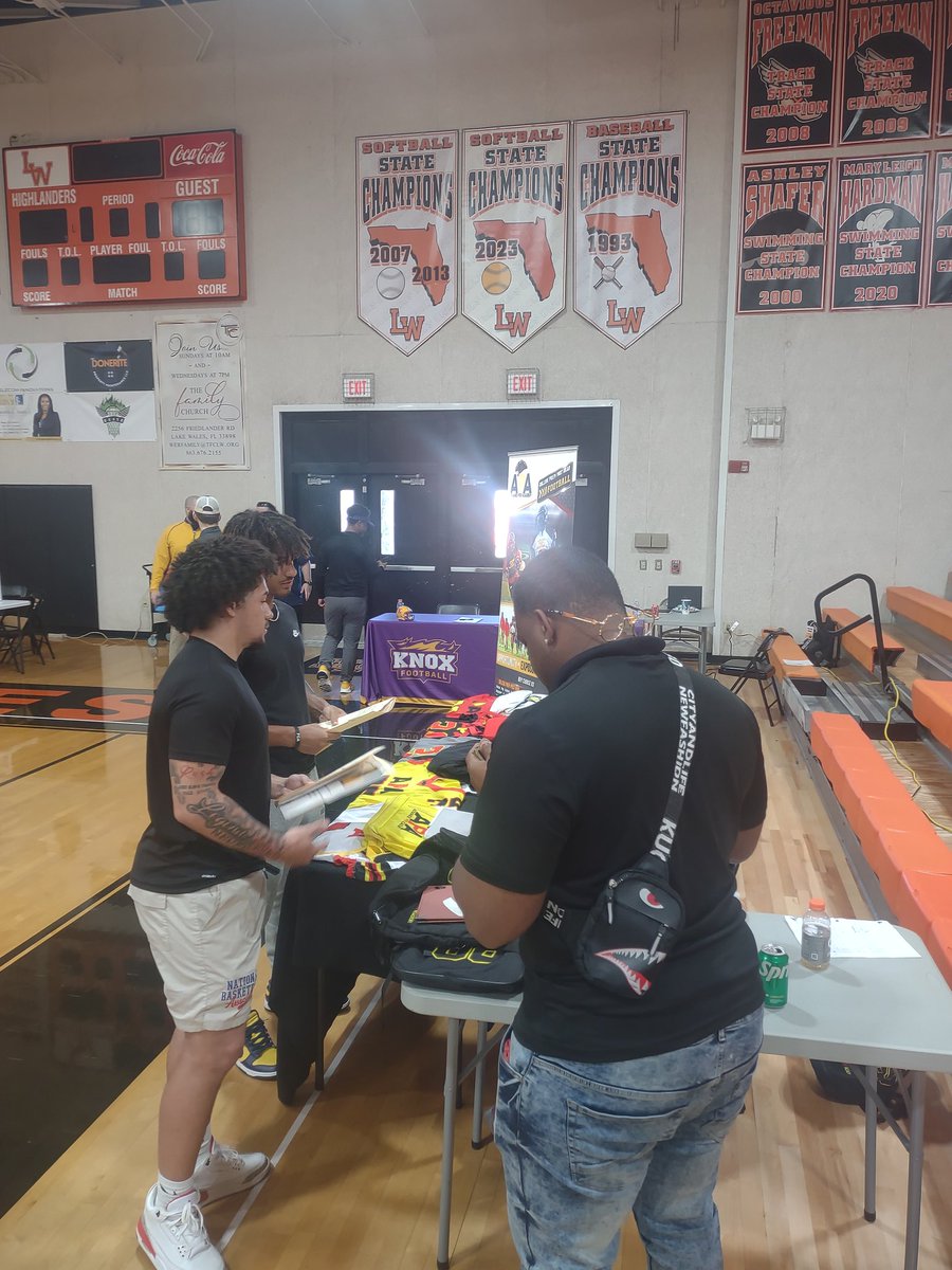 Wesley Wyatt (@coachwyatt62) on Twitter photo <a href="/LecantoF/">Lecanto Football</a> at Lake Wales High School Small College Fair today with our Class of '25! So awesome to watch these guys receive a chance to move out there dream! #BuiltDifferent #compete <a href="/LecantoF/">Lecanto Football</a> at Lake Wales High School Small College Fair today with our Class of '25! So awesome to watch these guys receive a chance to move out there dream! #BuiltDifferent #compete