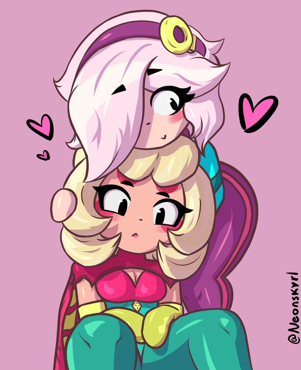 Neonskyrl's tweet image. Wenas, notan alguna diferencia con los otros dibujos? 😼
#BrawlStarsArt #Charlie #Colette