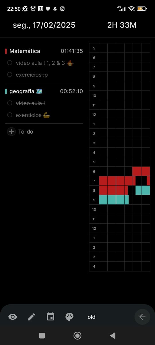 studyleoo's tweet image. Srudy log de hoje !! 
Comecei oficialmente minha rotina de estudos pro vestibular 😈
Amanhã vou incluir japonês, mas acabei começando num horario meio tarde e não consegui hoje