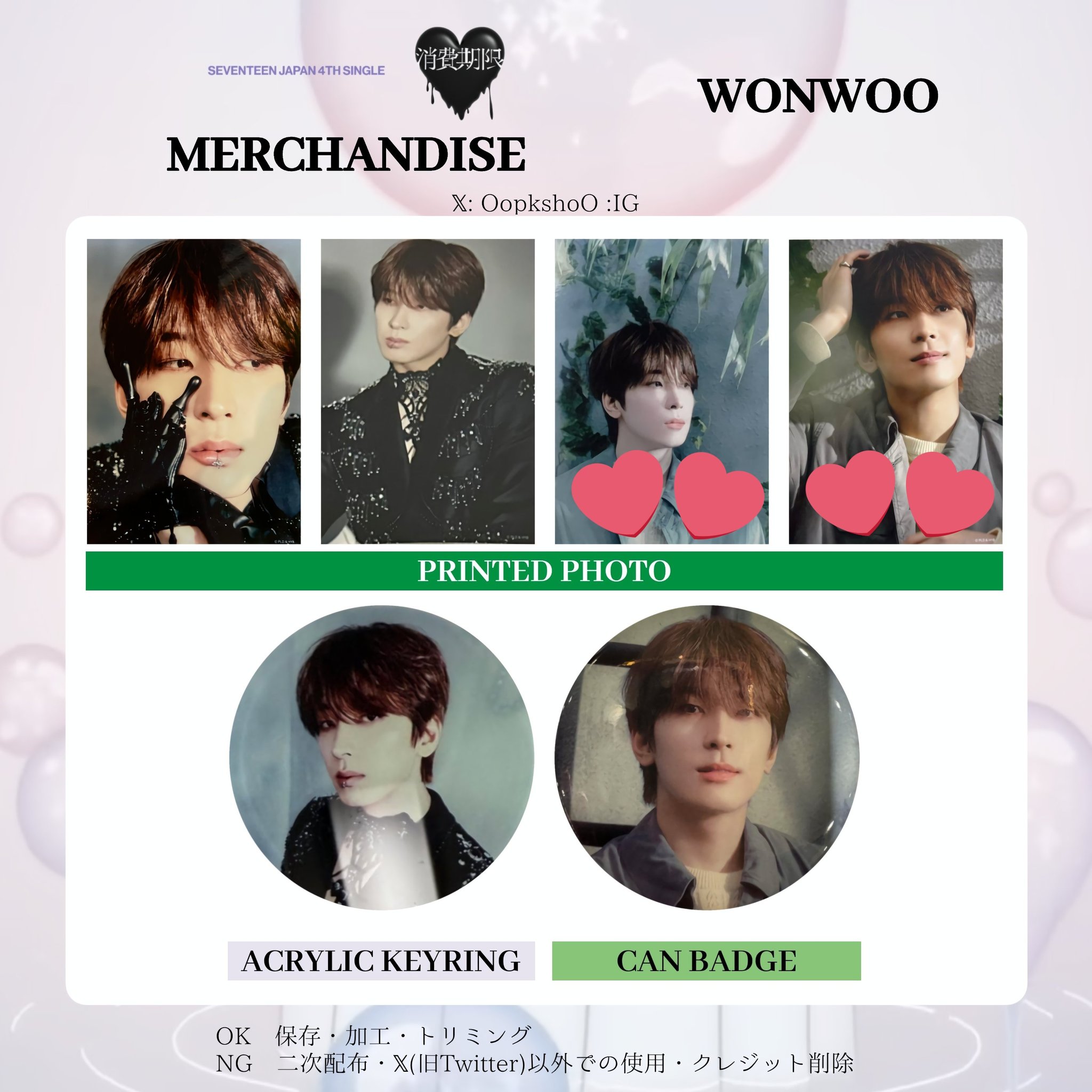 SEVENTEEN 消費期限 PRINTED POTO スングァン（SEVENTEEN 消費