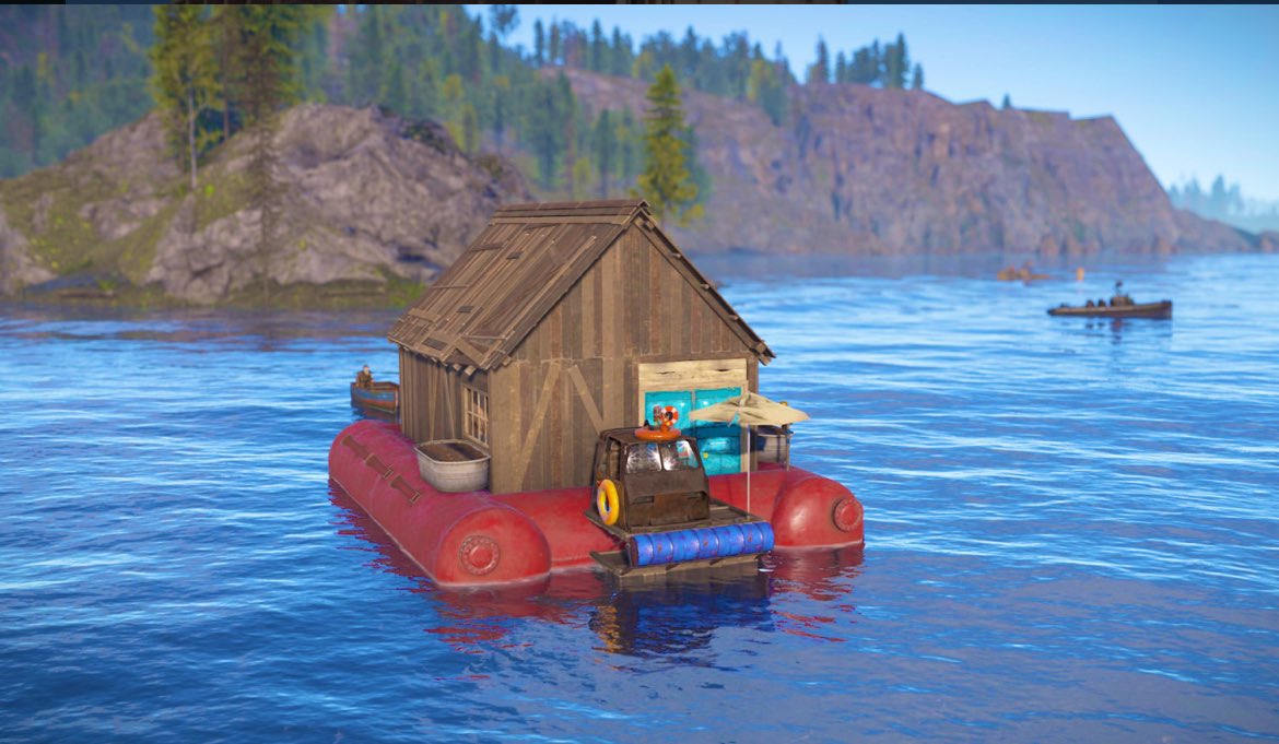 Booska_vtuber's tweet image. N4-Serverにて今週土曜日15時～新しいRustが開戦となります！

SunkenLandカスタムマップと画像2～4枚目の海上生活を可能としたMODを使用したRust PvP サーバーです。

詳細はリプライのURLからDiscordサーバーへご参加下さい。

#Rust
#N4
#Ninja4