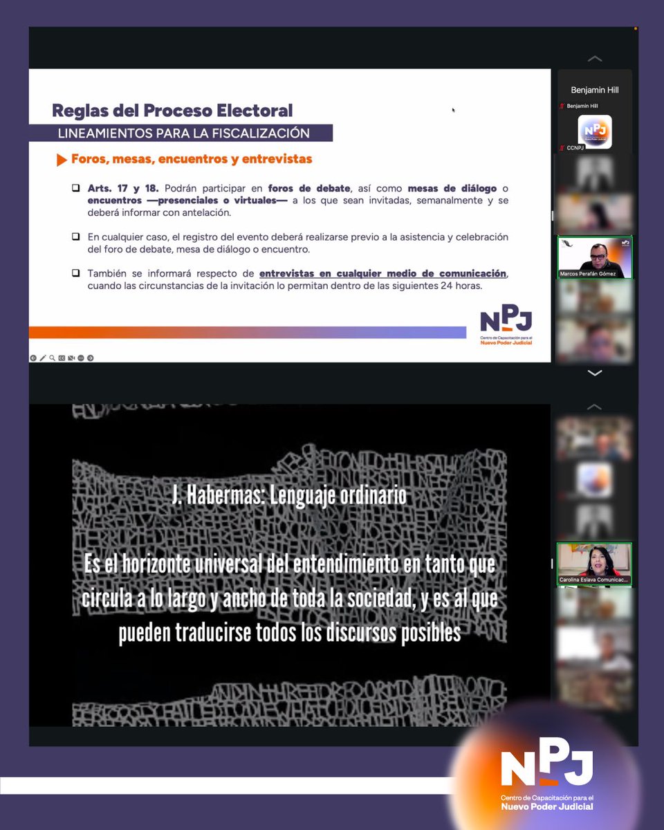 CCNPJ_Mx's tweet photo. 🚀✨Arrancamos semana con nuestra tercera ronda de cursos. Mantente atento a fechas en nuestro calendario e inscríbete. Sé parte de la construcción del #NuevoPoderJudicial 🎯⚖️
#CCNPJ #CursosOnline https://t.co/di7DnUWDnQ