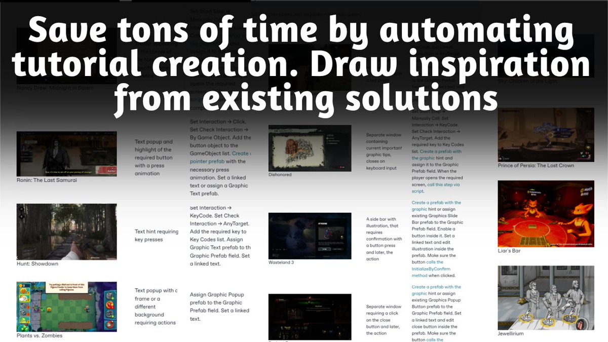 octanta_studio's tweet image. We&apos;ve put together a whole collection of tutorial elements from various games to carefully plan the implementation of each. The collection is still growing - bring us beautiful or unusual in-game hints!

#unitytutorial #tutorialdesign #gametutorial