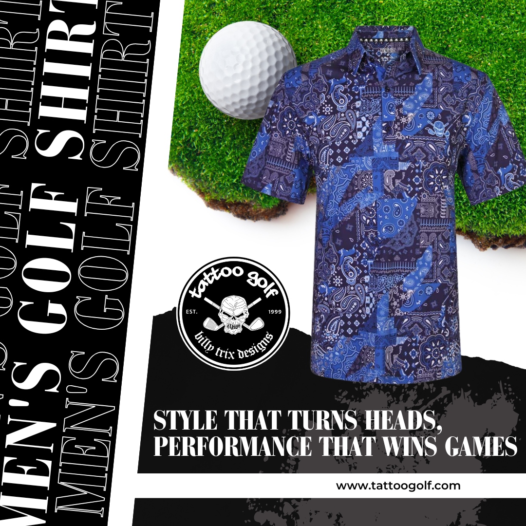 Set the tone for your game with the Hustler Cool-Stretch Golf Shirt. Its unique print isn’t just stylish—it’s a statement of confidence. Sublimated for long-lasting color and crafted from breathable fabric, this shirt lets you move freely and stay cool under pressure. Whether ...