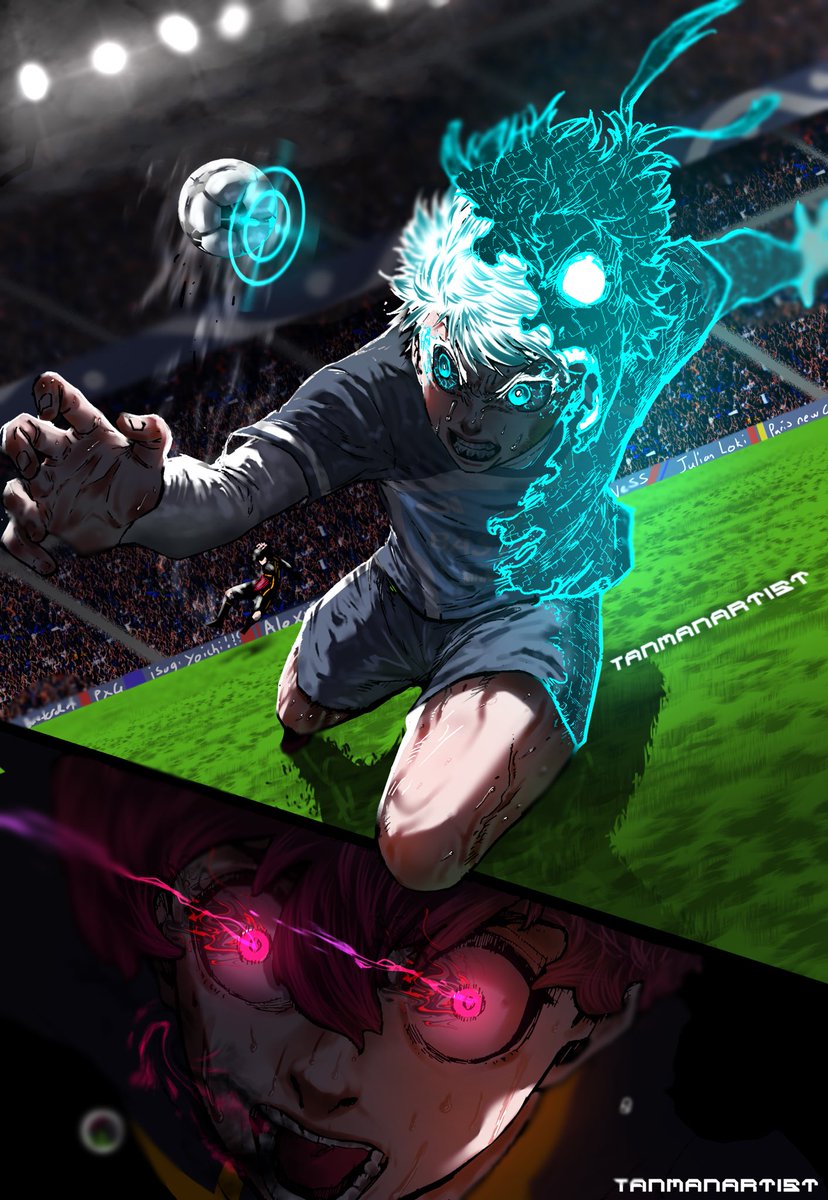 TanManartist's tweet image. Coloured #isagiyoichi from #BLUELOCK293 #ブルーロック #mangacoloring