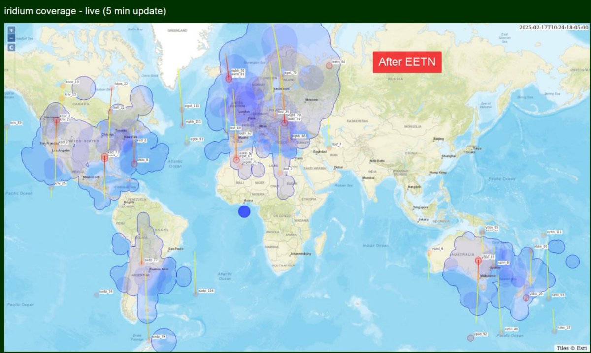 Just onboarded a new Iridium feed from Estonia!
Really lifted the UK/Euro area coverage of this new mode to the north-east of that part of the world.
5min map updates on home page and msgs in the site search under 'irdm-eetn'.
Followed my GitHub page and got running on their own.