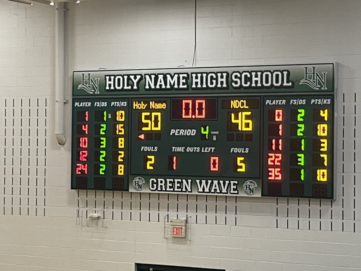 Holy Name win a thrilling comeback win over NDCL to improve to 4-16 on the season. Watch the full game on Holy Name Athletics YouTube