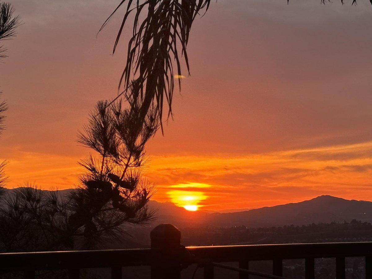 Tonight’s sunset
