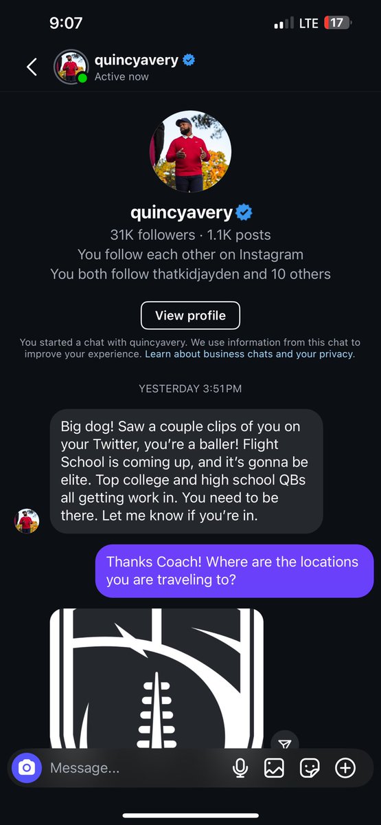 Avin Pickering (@avinpickering) on Twitter photo Thanks to <a href="/QuincyAvery/">Quincy Avery</a> for inviting me out to one of the most premier qb camps around. 🤝🏾
<a href="/WestportFB/">Westport Wolfpack Football</a> <a href="/ToledoQBs/">Robert Weiner</a> <a href="/RivalsCamp/">Rivals Camp Series</a> <a href="/OcalaPreps/">Ocala Preps</a> <a href="/atrain5446/">Adrian Nunn</a> Thanks to <a href="/QuincyAvery/">Quincy Avery</a> for inviting me out to one of the most premier qb camps around. 🤝🏾
<a href="/WestportFB/">Westport Wolfpack Football</a> <a href="/ToledoQBs/">Robert Weiner</a> <a href="/RivalsCamp/">Rivals Camp Series</a> <a href="/OcalaPreps/">Ocala Preps</a> <a href="/atrain5446/">Adrian Nunn</a>