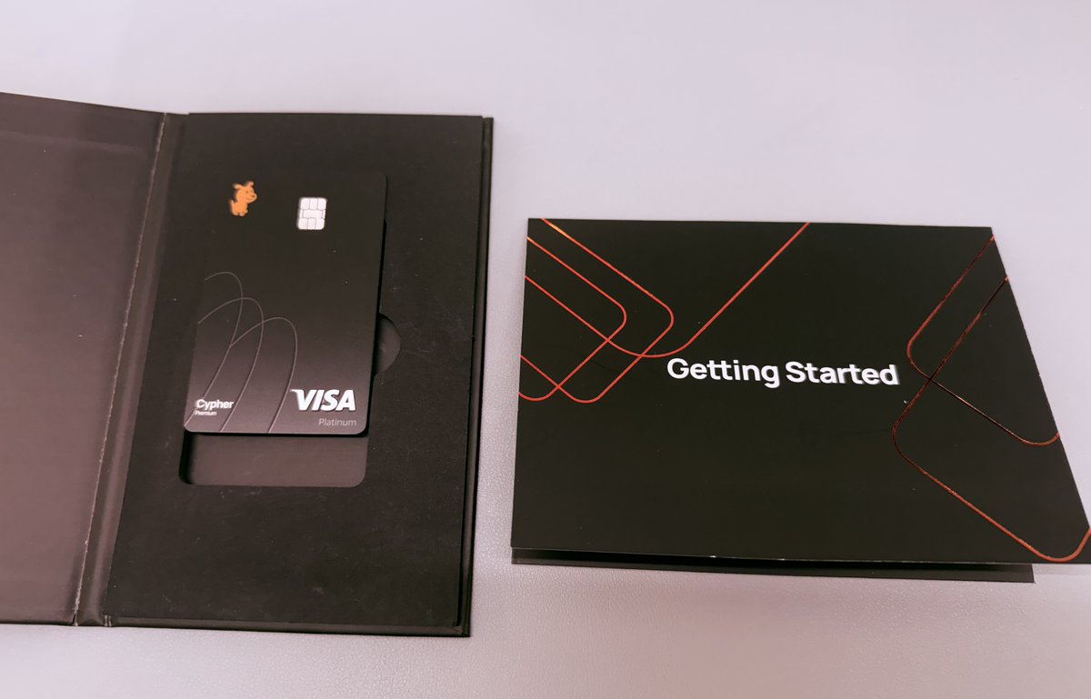 Finally switched to a premium metal crypto card from @Cypher_HQ_ 💳 Went to  use it and noticed something missing… No expiration date and CVV on the card!  If you spotted the same,
