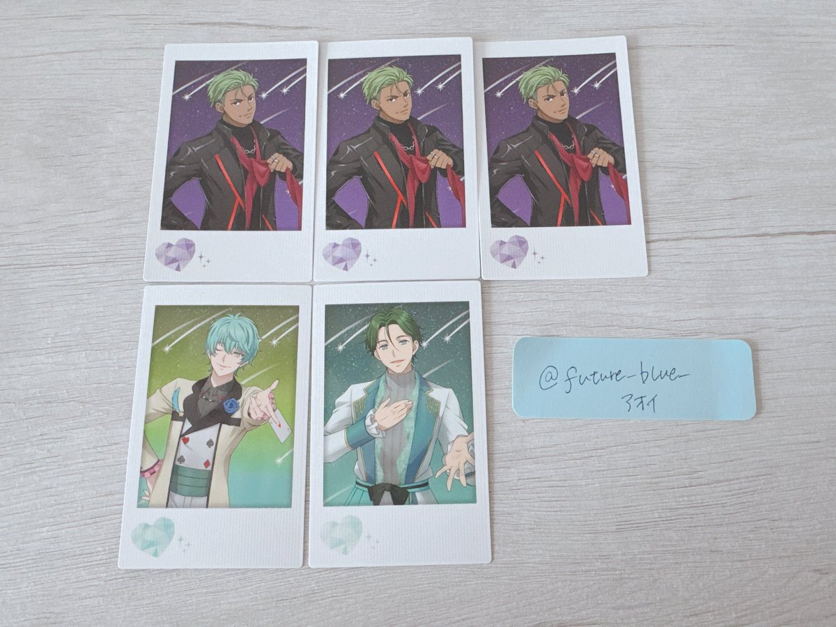 future_blue_'s tweet photo. 【交換】キンプリ　キンドラ　King of Prism 　AGF　中外鉱業　ポラショ

譲）アレクサンダー、ジョージ、ミナト

求）タイガ

郵送交換、もしくは山手線周囲手渡し。
ピンポイントで難しいと思いますが、検索からもお気軽にお声かけください。 #蒼取引 https://t.co/PlMB9y2qOj