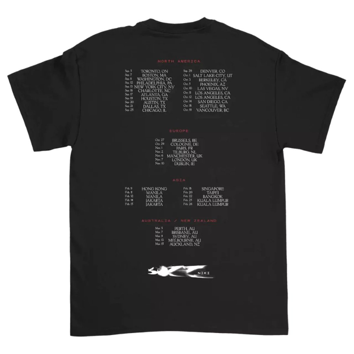 wts lfb ph ♡
𐙚 niki: buzz world tour in manila merch 
buzz tour tee 🐝 size: medium
— ₱2,100 still nego if sure buyer
good condi, no issues ! 
rfs: bought the wrong size
onhand &amp; ready to ship 
+ free sf ^__^ 

dm me if interested !!

t. buzz tour merch niki concert moa arena