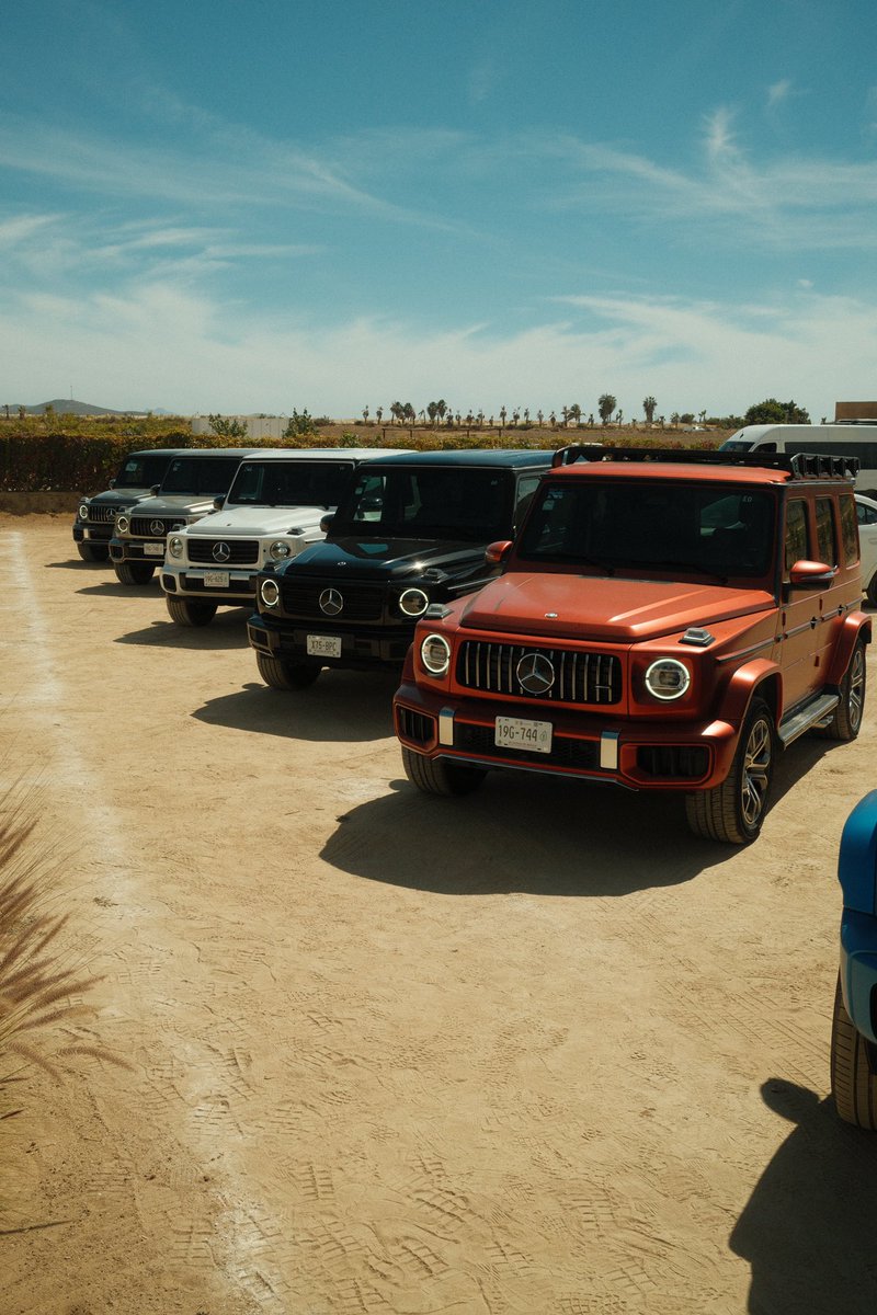 gabosalazar21's tweet photo. Hoy estamos en Todos Santos, BCS para #GExpedition y conocer las nuevas G63 y G580. La icónica Clase G ahora puede ser tuya en su variante AMG con motor 4.0 biturbo o su versión 100% eléctrica. ¿Cuál prefieren? @MercedesBenzMx https://t.co/IwwEkGod7S