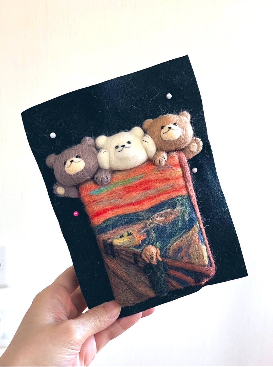 kumamia_minne's tweet photo. 🫧みんなでシェア☆企画展vol.157🫧

#羊毛フェルト で #くまの３兄弟 をつくっているkumamia（くまみあ）です

世界に一つの作品と✨一期一会✨の出会いを

次回販売作品はこちら
『おともだち！シリーズ』

制作中はこちら
『アート！シリーズ』
🎪https://t.co/wz5EowJHyD

thanks♡@Lupopo_cafe 様 https://t.co/Zb7SN0KUcV