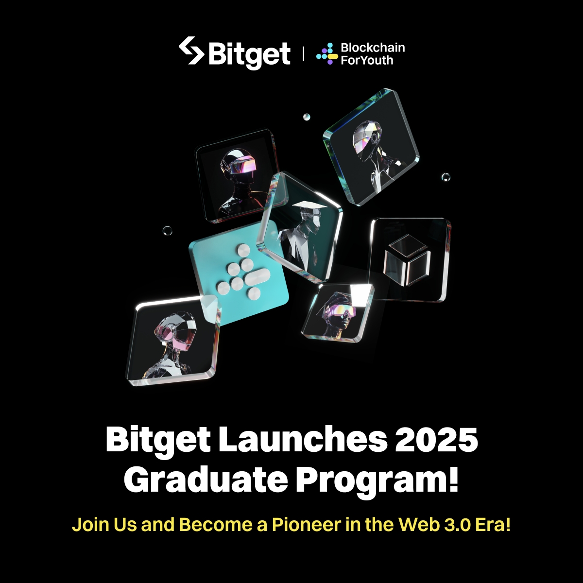bitget's tweet photo. #Bitget has launched the Graduate Program under the #Blockchain4Youth initiative to nurture the future of Web3 talent!

Applications are now open for recent grads passionate about blockchain.

Kickstart your career now! 🌟 https://t.co/zyuMH7bKrM

📅 Apply by March 15, 2025 
🔗 Learn more: https://t.co/NpLtsef9JT