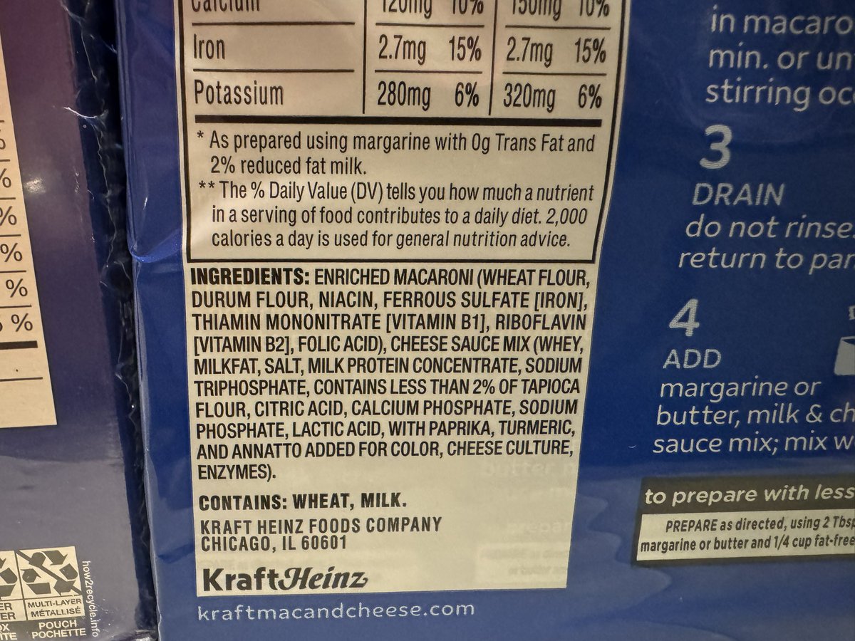 I ordered “Kraft Dinner” from Canada (what we call Kraft Mac &amp; Cheese here). The difference in the ingredients list between the Canadian and American versions is pretty interesting. Soon, I’ll be doing a side-by-side taste test.