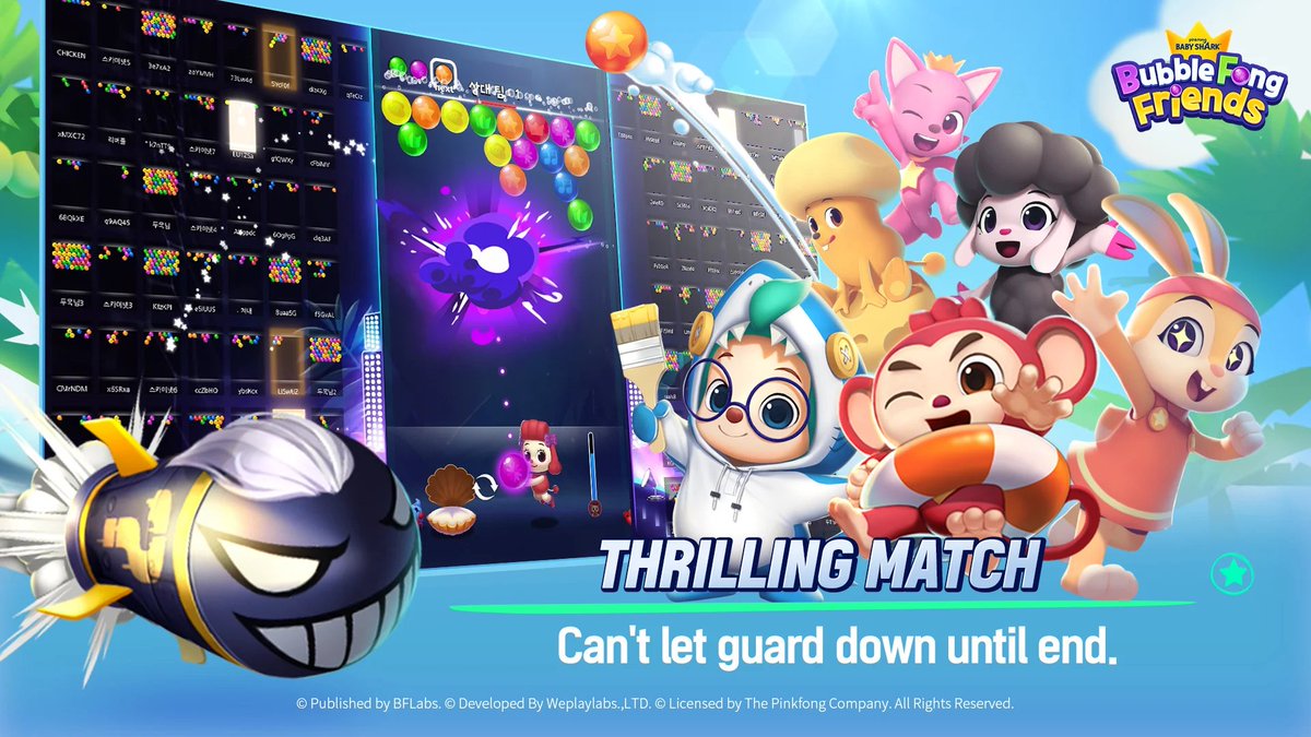 BubblefongGame's tweet photo. From casual bubble bursts 🎈💥 to intense battles ⚔️🔥 BubbleFong Friends is where fun never pops out 🎮🎉 Plus, you can earn real rewards 💰✨ Not bad for popping bubbles 😉🫧

#BubbleFongFriends #PopToEarn #NFTGaming #FunAndRewards #GameOn #BBF #BABYSHARK https://t.co/PxCgUvehry