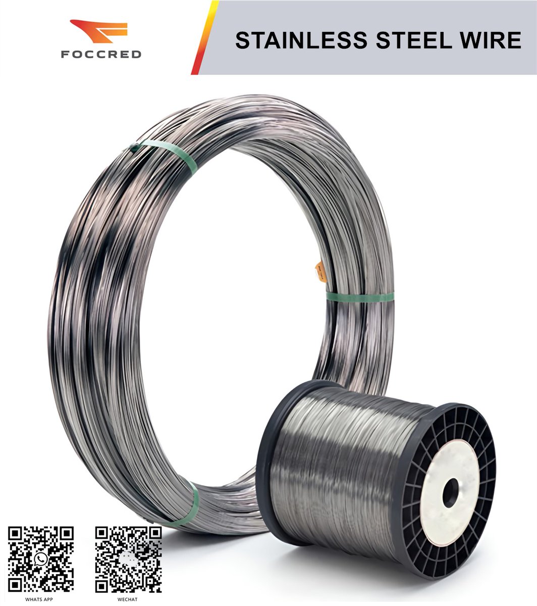 robin08021's tweet image. 🔗 Foccred Stainless Steel Wire: Corrosion-Resistant. Built to Last!
Ideal for industrial, marine, and construction projects. High tensile strength &amp;amp; customizable sizes.
🌐 foccred.com
📧 robin@foccred.com 
📲 wa.me/8615110069033
#StainlessSteelWire #SSWire #ss304