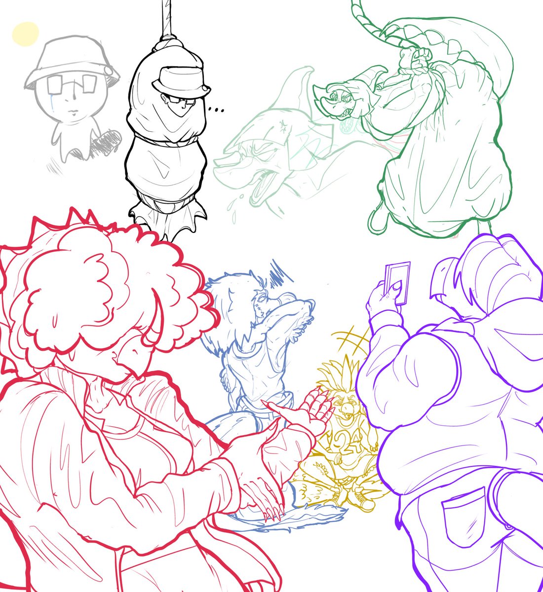 frockont's tweet image. I love my Snoot game ocs