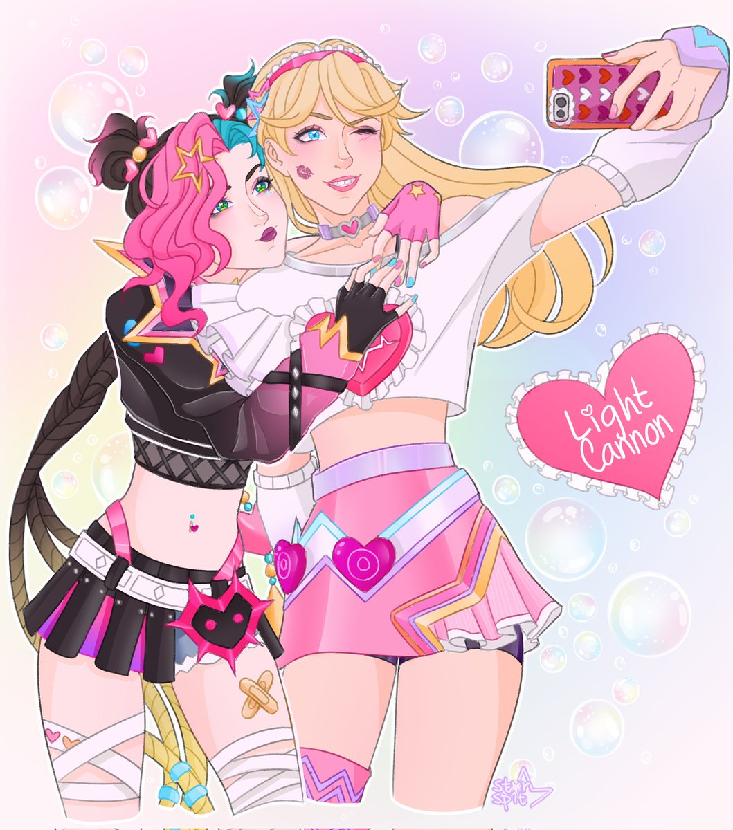 nora💤 jinx and mira kisser tweet media