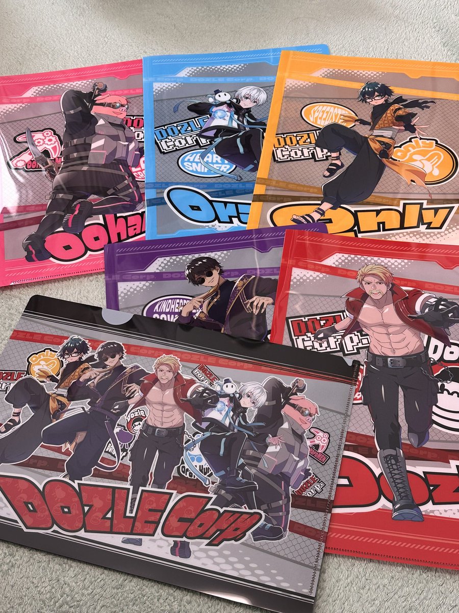 手に入れたよ！ローソンドズル社コラボクリアファイル❤️立山町役場前