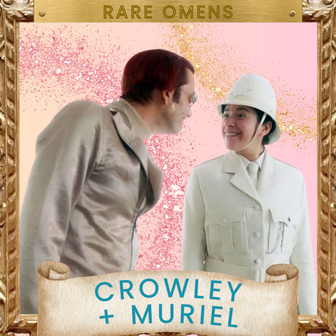 It’s Rare Omens 2025 Day 18

Crowley and Muriel!

Are the Bee and the Murder Hornet lovers, enemies, relatives, friends, colleagues? Share your prompt fills and tag us.

You can also post to the **AO3 collection** Rare_Omens: archive.transformativeworks.org/collections/Ra…

#goodomens #rareomens