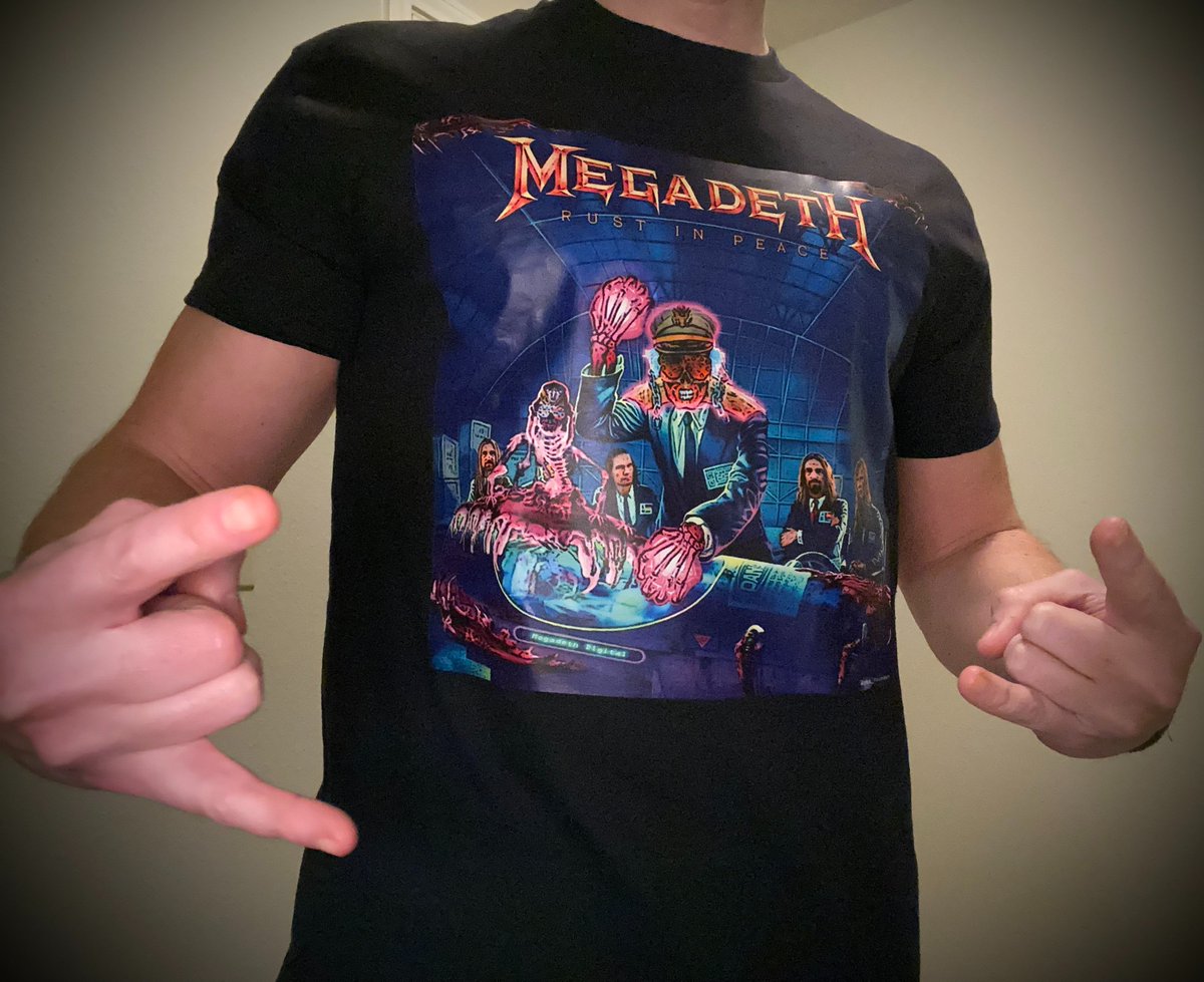 qbs_founder's tweet photo. Another day... another HUGE shoutout & thank you to @MegadethDigital & @Megadeth🤘

Check out the shirt I received featuring my reimagined @Megadeth "Rust in Peace" album cover, using my Rattlehead NFTs!

***If you are not a Rattlehead holder you are missing out. Really great people, great community, and they are always delivering... even when you’re not expecting it!***