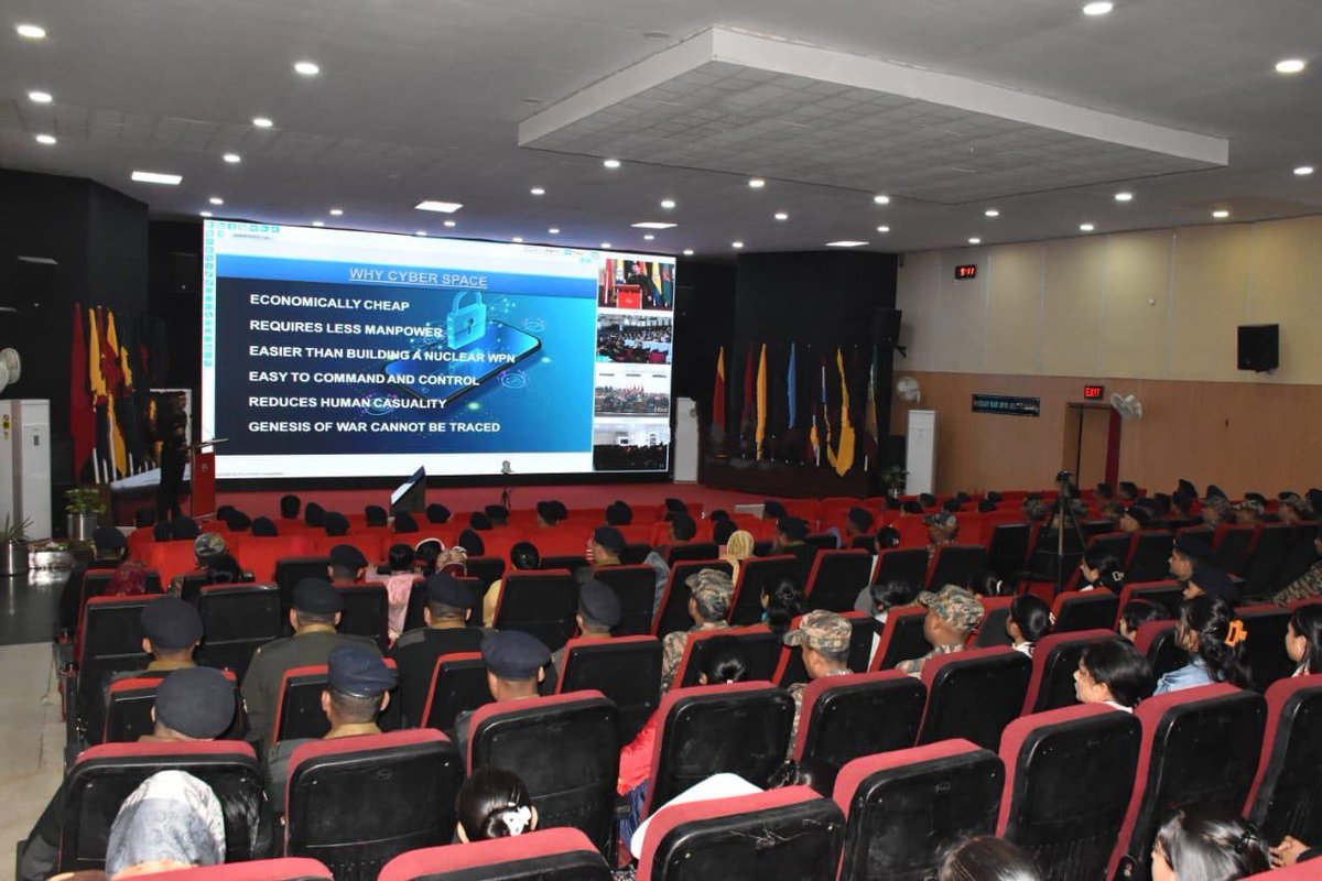 VajraCorps_IA's tweet image. #CyberSecurity #DigitalDefence
Cybersecurity is only as strong as its weakest link - One vulnerability is all it takes!
To bolster digital defense, #PantherDivision conducted a comprehensive Cyber Security Seminar, equipping service personnel and their families with the…