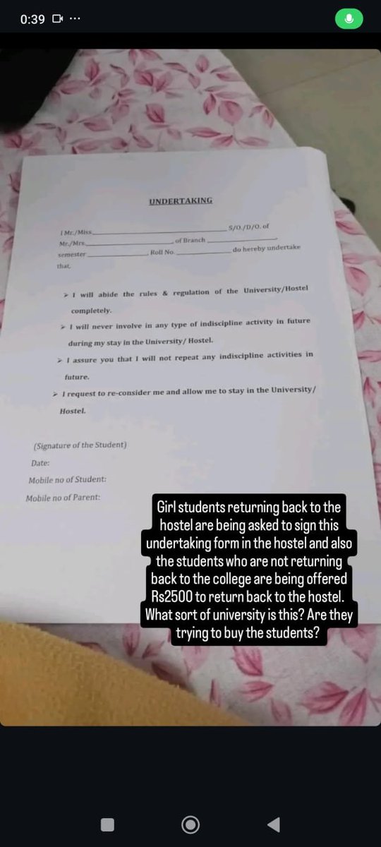 gbudhathoki's tweet photo. We want to thank all our Indian friends, student organizations, human rights activists, and intellectuals who are raising their voices against the unfair treatment of Nepali students at KIIT University. 
The fight for justice must be intensified. Look, Nepali students are being made to sign documents that make it seem like they left the college on their own accord after committing a crime. This is completely discriminatory and unjust.

We appeal to all our Indian friends to create pressure for the strictest possible action against the college administration that has disrespected Nepal and Nepali students.
#JusticeForPrakritiLamsal #JusticeForNepaliStudents #KIITUniversity #PrakritiLamsal