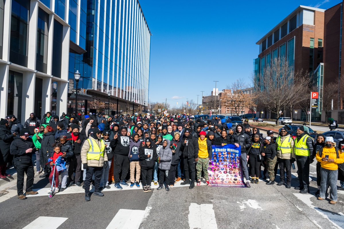 Today, at Baltimore’s first-ever Black History Month Parade, we marched in honor of the DEI leaders—past and present—who have fought to make justice, equity, and inclusion a reality.