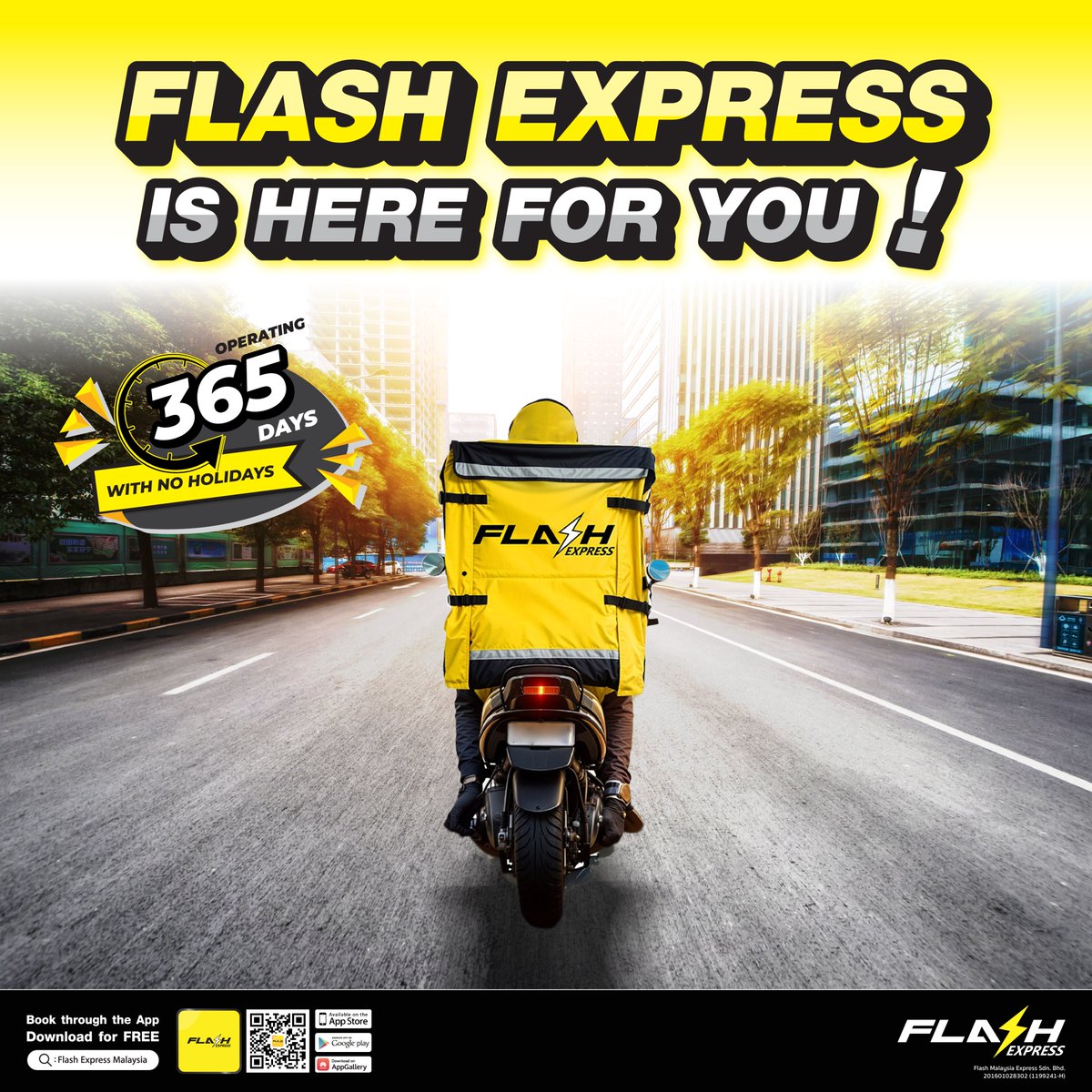FlashExpressMY's tweet image. 🚚✨ Ship Smarter with Flash Express! 📦

Enjoy fast, reliable, and secure deliveries every day with Flash Express. From personal parcels to business shipments, we’ve got you covered!

#FlashExpressMY #FastAndSecure #ReliableDeliveries #ShipWithFlash